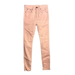 Rag & Bone High Rise‎ Skinny Jeans Size 27 Blush Pink